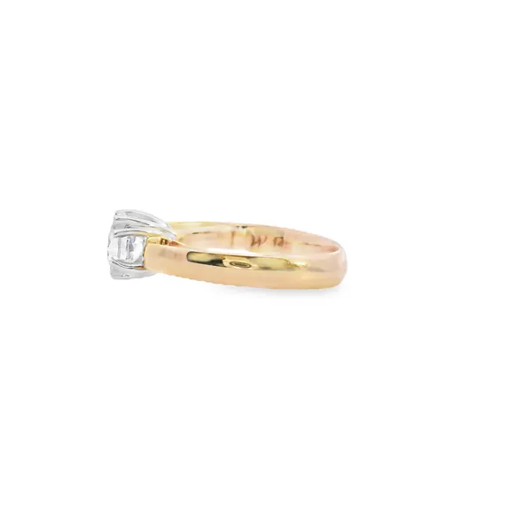 Lds Diamond Engagement Ring ||| 14K YG Semi Mount ||| West and Co Signature Series ||| Center Stone Sold Separately ||| #41483A ||| Image 2 West and Company Auburn, NY