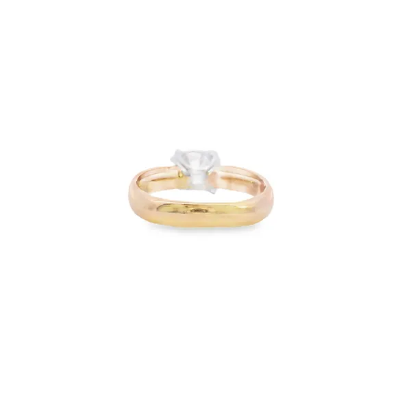 Lds Diamond Engagement Ring ||| 14K YG Semi Mount ||| West and Co Signature Series ||| Center Stone Sold Separately ||| #41483A ||| Image 3 West and Company Auburn, NY