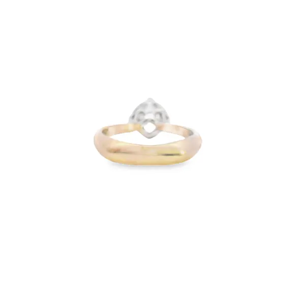 14K Yellow Gold West and Co. Signature Series Semi-Mount with Diamond Accented Undergallery (0.18Ct TDW  G-H S1)-Center Stone Sold Separately Image 3 West and Company Auburn, NY