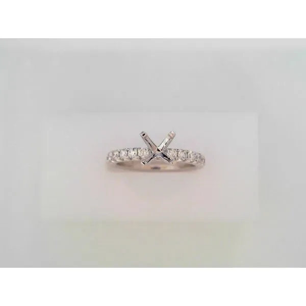 14K White Gold Diamond Semi-Mount Ring (.50CTW) West and Company Auburn, NY