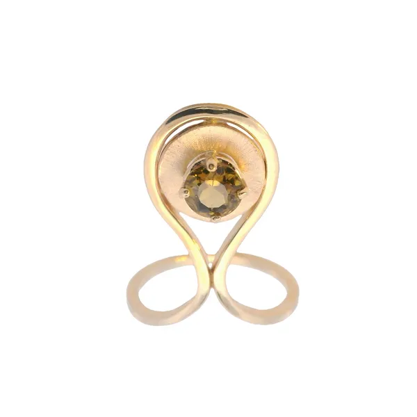 Custom14K Yellow Gold Chrysoberyl Ring-Made by Martha Image 2 West and Company Auburn, NY