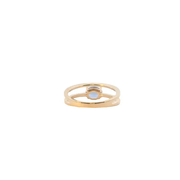 14K Yellow Gold Tanzanite and Diamond Stack -Look Ring Image 3 West and Company Auburn, NY