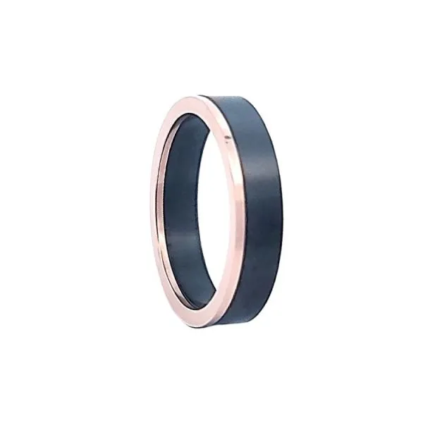 Zirconium and Rose Gold Ring West and Company Auburn, NY
