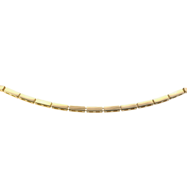 14K Brick Fancy Chain with Pear Shaped Lobster Clasp- 7.25 Inches in Length West and Company Auburn, NY