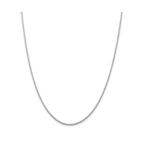 Sterling Silver 18 inch 1.95mm Diamond Cut Cable Chain with Lobster Claw Clasp West and Company Auburn, NY