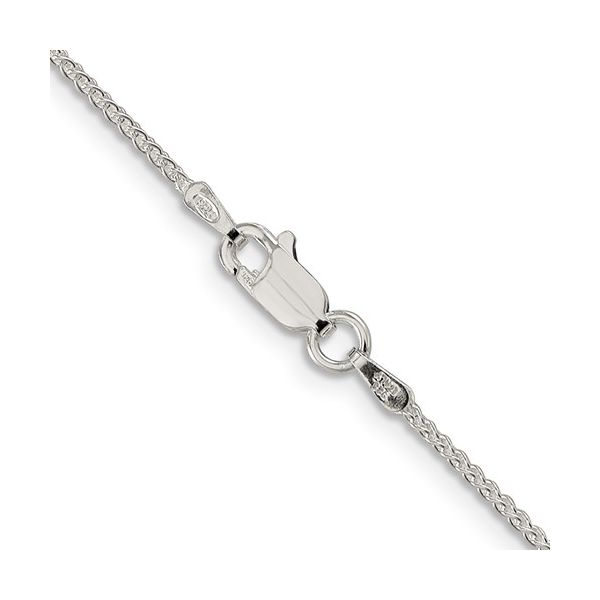 Sterling Silver 1.25mm Round Spiga Chain -18-Inches West and Company Auburn, NY