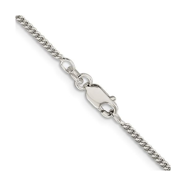 Sterling Silver 1.75mm Curb Chain-20 Inches with Lobster Claw Clasp West and Company Auburn, NY