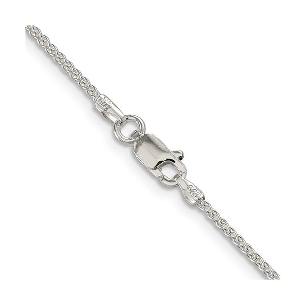Sterling Silver 1.5mm Round Spiga Chain - 18 Inches with Lobster Claw Clasp West and Company Auburn, NY