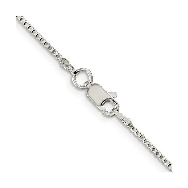 Sterling Silver 1.25mm 20 Inch Box Chain with Lobster Claw Clasp West and Company Auburn, NY