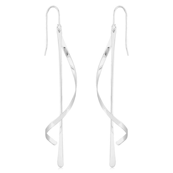 Sterling Silver Dangle Wrap Style Earrings West and Company Auburn, NY