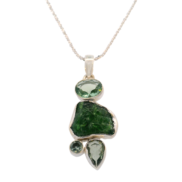 Sterling Silver 18 Inch Twisted Sparkle Chain with Spring Ring Clasp West and Company Auburn, NY