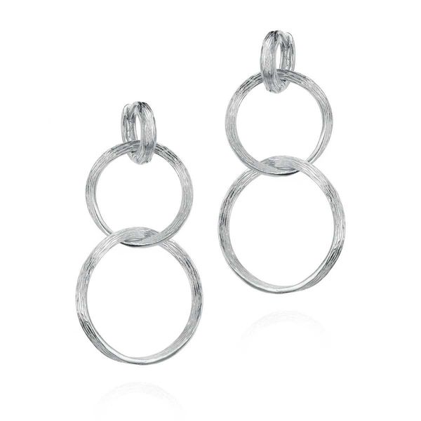 Sterling Silver Multi-Wear Dangle Earrings Image 2 West and Company Auburn, NY