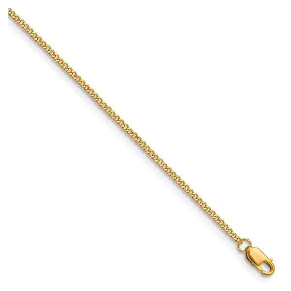 14K Gold Filled 1.5mm Curb Chain with Lobster Claw Clasp - 20 Inches West and Company Auburn, NY