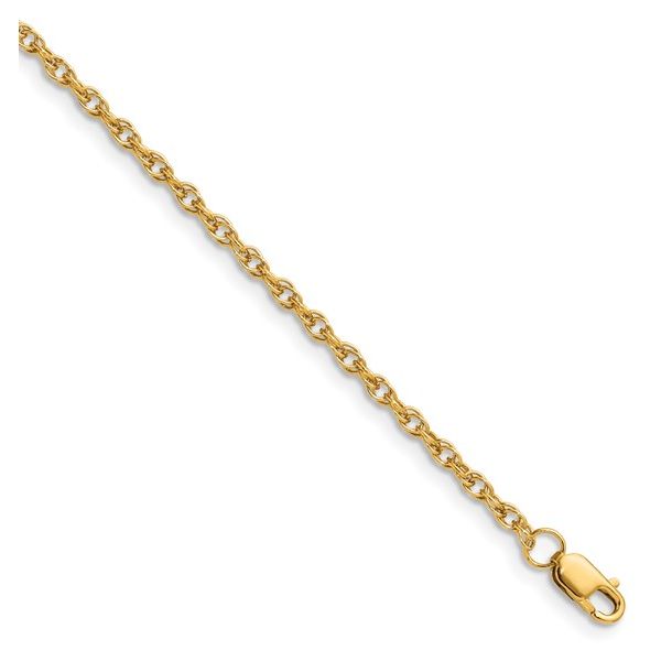 14K Gold Filled 2.1mm Ropa Chain with Lobster Claw Clasp - 18 Inches in Length West and Company Auburn, NY