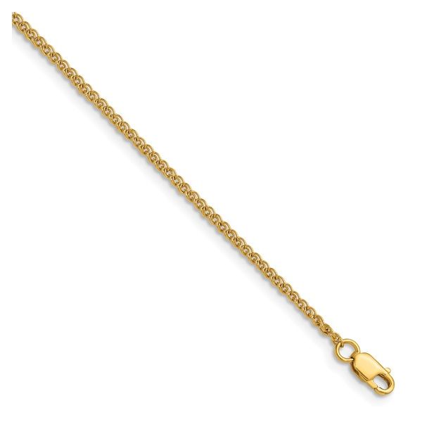 14K Gold Filled 1.5mm Wheat Chain with Lobster Claw Clasp - 18 Inches West and Company Auburn, NY