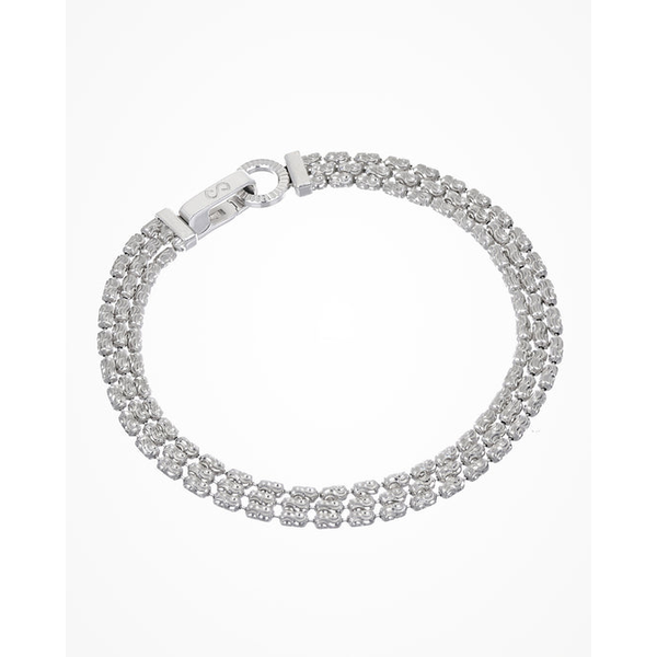 Sterling Silver Diamond Cut Triple Row Beaded Bracelet - 7 Inches West and Company Auburn, NY