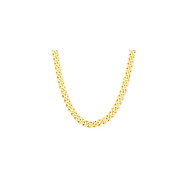 14K Gold 8mm Lite Miami Cuban Bracelet with Box Clasp 8.25