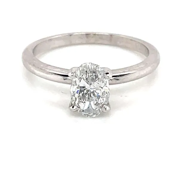 14Kt White Engagement Solitaire Ring Whidby Jewelers Madison, GA