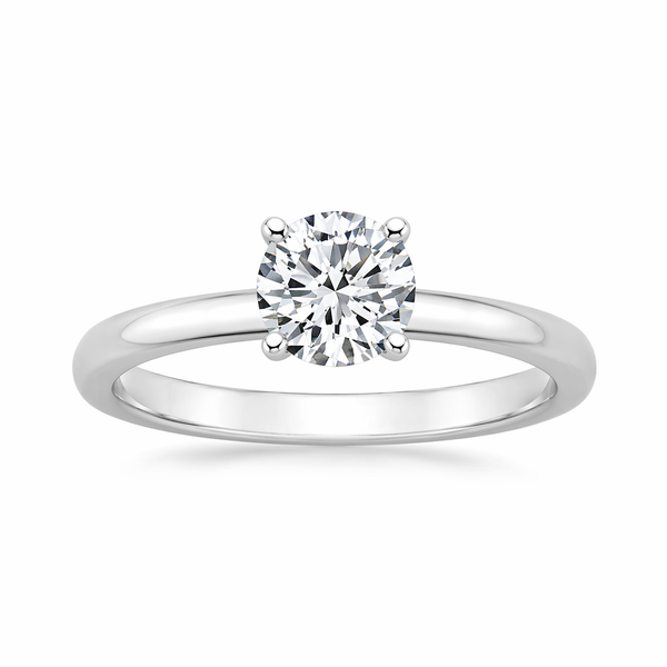 1.12ct Round Brilliant Diamond Solitaire Engagement Ring in White Gold | Classic Six-Prong Setting (I1/H) Whidby Jewelers Madison, GA