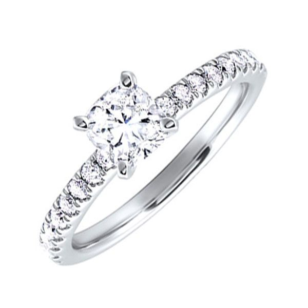 14Kt White Diamond Wedding Engagement Ring Whidby Jewelers Madison, GA