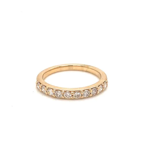 Yellow 14Kt Ten Stone Wedding Band Whidby Jewelers Madison, GA