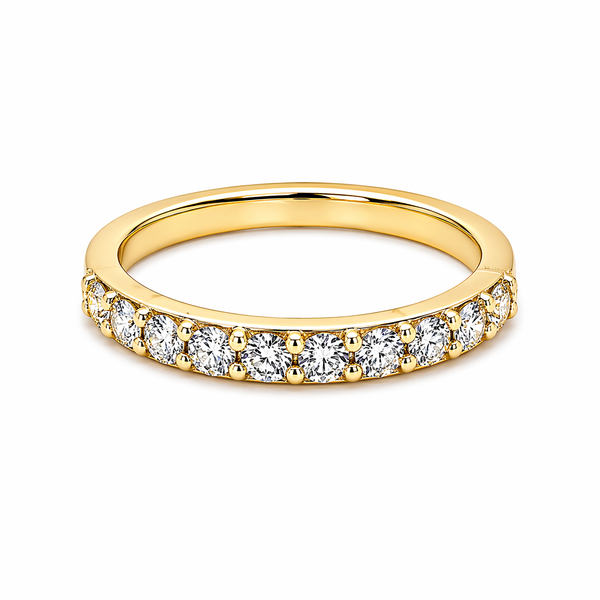 .50ct 14K Yellow Gold Diamond Wedding Band | Classic Diamond Band Whidby Jewelers Madison, GA