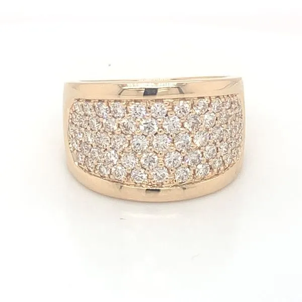 Yellow 14Kt Pave Fashion Band Whidby Jewelers Madison, GA