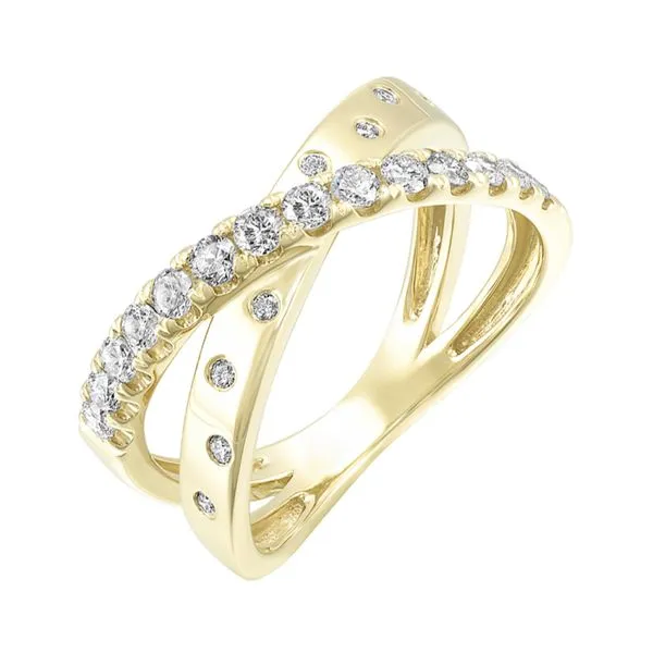 Yellow 14Kt Contemporary Fashion Ring Whidby Jewelers Madison, GA