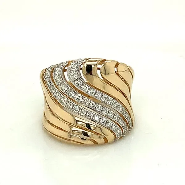 Yellow 14Kt Contemporary Fashion Ring Whidby Jewelers Madison, GA