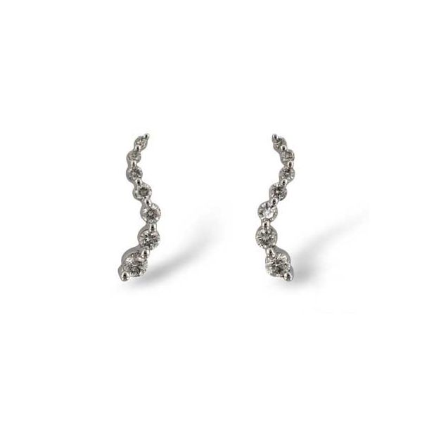 Yellow 14Kt Drop Diamond Earrings Whidby Jewelers Madison, GA