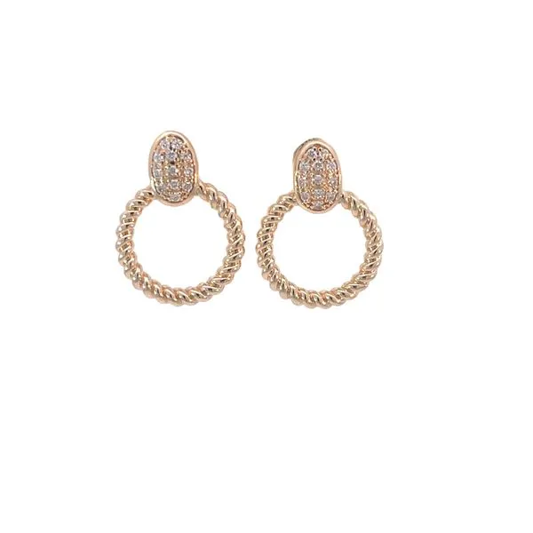 Yellow 14Kt Drop Diamond Earrings Whidby Jewelers Madison, GA