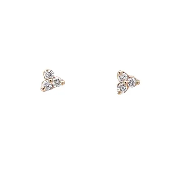 Yellow 14Kt Stud Diamond Earrings Whidby Jewelers Madison, GA
