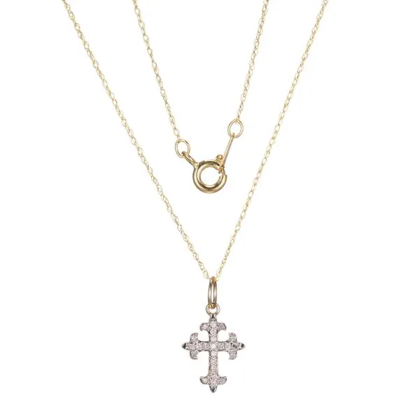 Yellow 14Kt Cross Pendant Whidby Jewelers Madison, GA