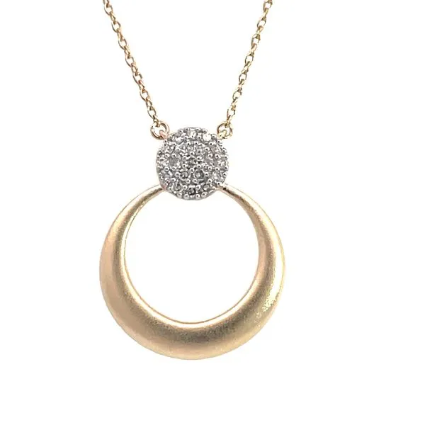 10Kt Yellow Circle Fashion Pendant similar item image