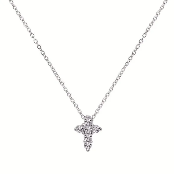 White 14Kt Cross Pendant Whidby Jewelers Madison, GA