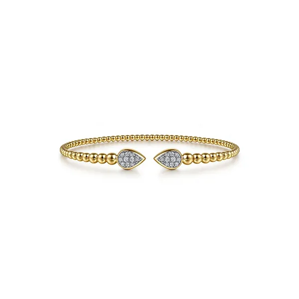 Lady's Yellow 14 Kt Cuff Bracelet Whidby Jewelers Madison, GA
