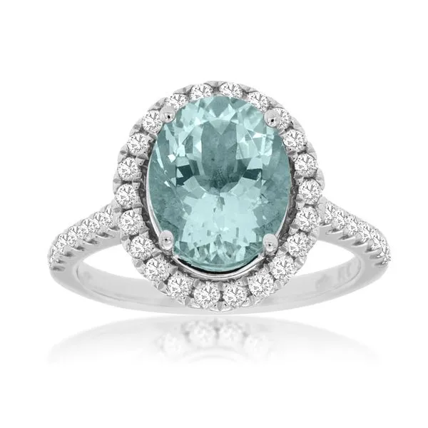 White 14Kt Aqua Fashion Ring Whidby Jewelers Madison, GA