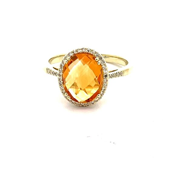 Yellow 14Kt Fashion Ring with Citrine Whidby Jewelers Madison, GA