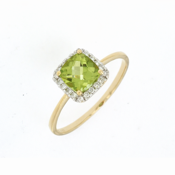 Yellow 14 Karat Peridot Fashion Ring Whidby Jewelers Madison, GA