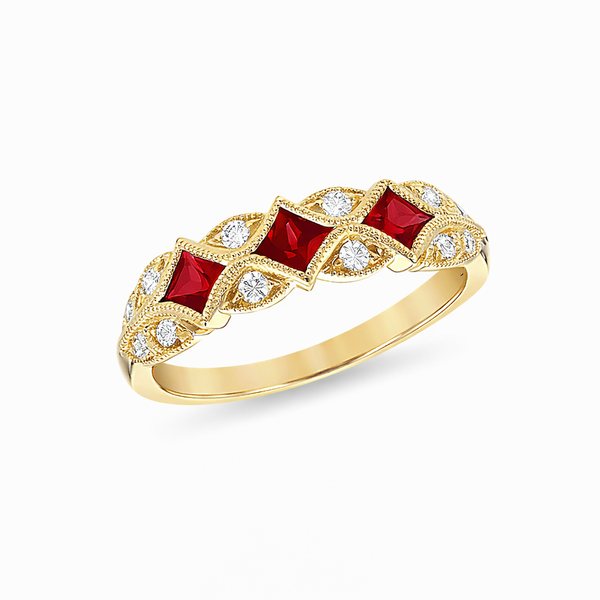 Yellow 14 Karat Ruby Fashion Ring Whidby Jewelers Madison, GA