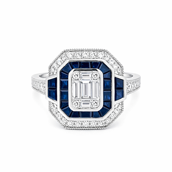 White 14 Karat Sapphire Fashion Ring Whidby Jewelers Madison, GA