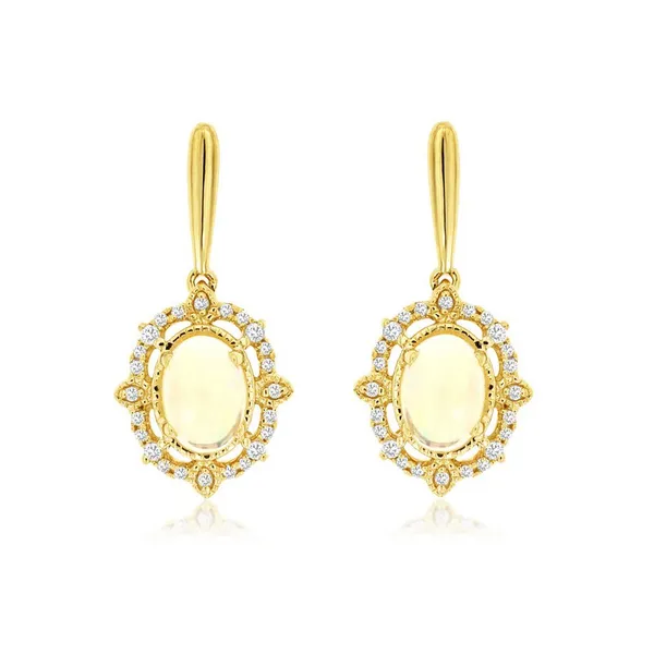Lady's Yellow 14 Kt Drop Earrings Whidby Jewelers Madison, GA