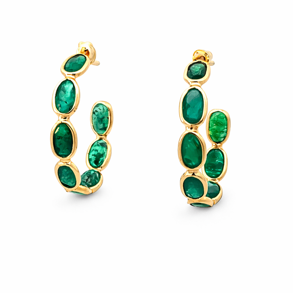 Lady's Yellow 14Kt J Hoop Earrings Whidby Jewelers Madison, GA