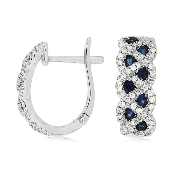 Lady's White 14Kt Medium Hoop Earrings Whidby Jewelers Madison, GA