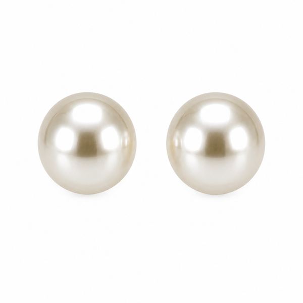 6.5mm Pearl Stud Earrings in 14kt White Gold Whidby Jewelers Madison, GA