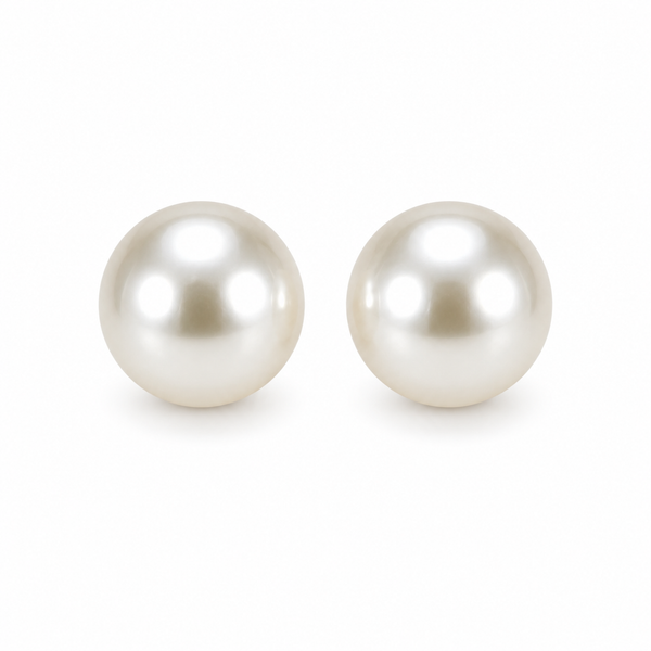 6mm Pearl Stud Earrings in 14kt Yellow Gold Whidby Jewelers Madison, GA