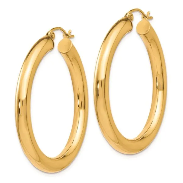 Yellow 10Kt Large Hoop Earrings Whidby Jewelers Madison, GA