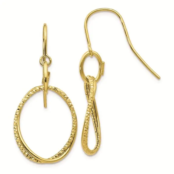 Lady's Yellow 10 Kt Double Circle Earrings Whidby Jewelers Madison, GA