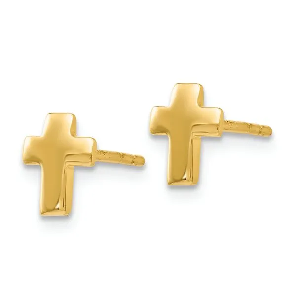 Lady's 14 Kt Cross Earrings Whidby Jewelers Madison, GA