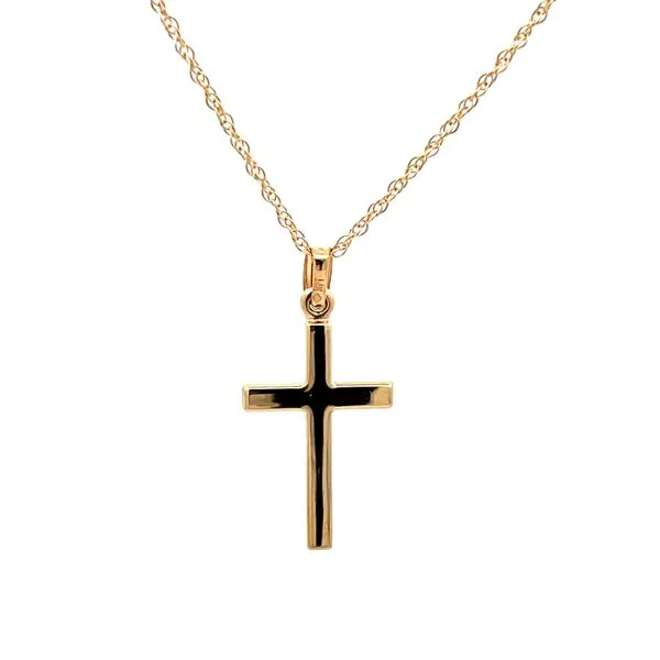 Yellow 14 Kt Cross Necklace Whidby Jewelers Madison, GA